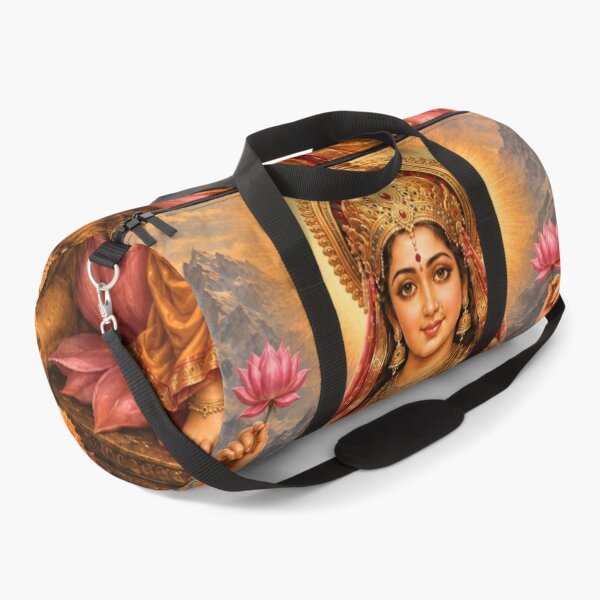 Item preview, Skandamata Devi with Six-Faced Lord Skanda | Navadurga Divine Mother Art designed and sold by Homyar.
