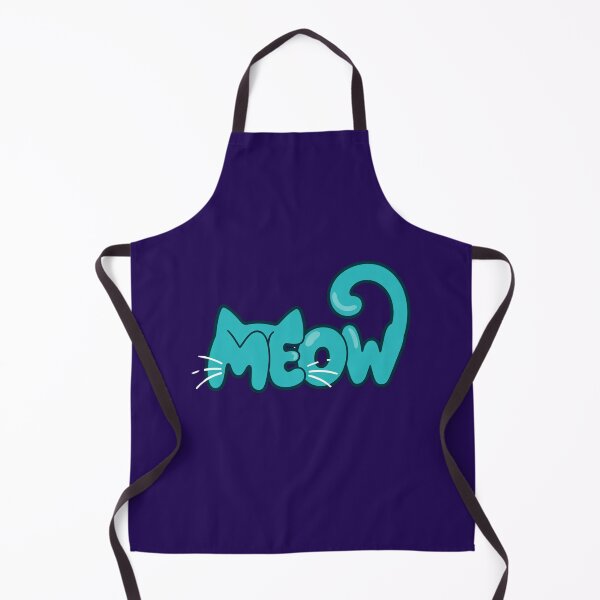 Item preview, Playful Meow Cat Typography - Bright Teal designed and sold by digitalbob60.