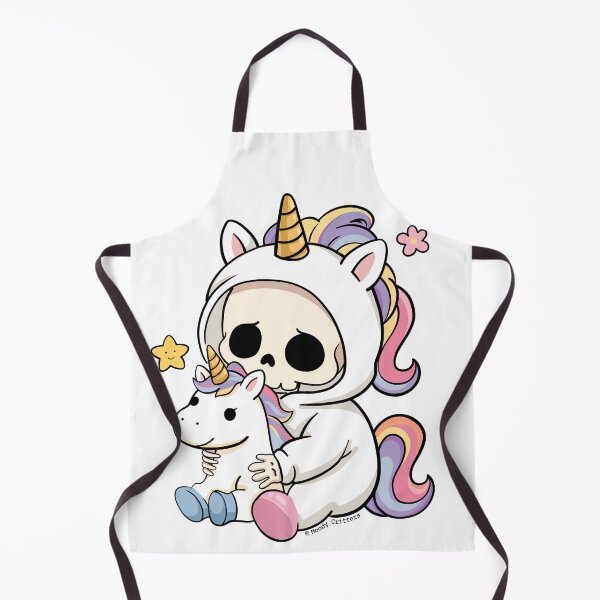 Item preview, Cute Skeleton In Unicorn Onesie designed and sold by Moody Critters.