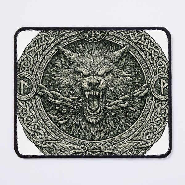 Item preview, Fenrir the Great Wolf Norse Mythology designed and sold by Vexorask.