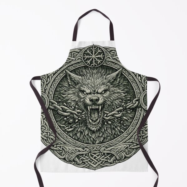 Item preview, Fenrir the Great Wolf Norse Mythology designed and sold by Vexorask.