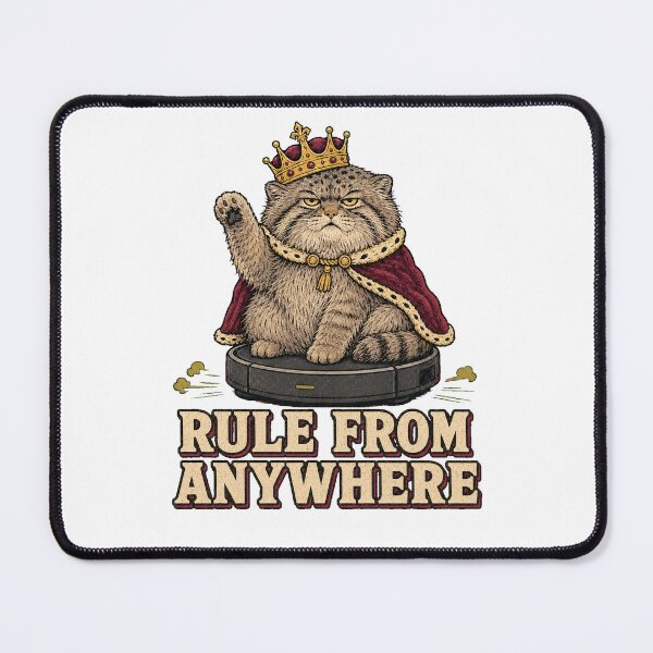 Item preview, Rule From Anywhere Royal Cat designed and sold by Sandydesign.