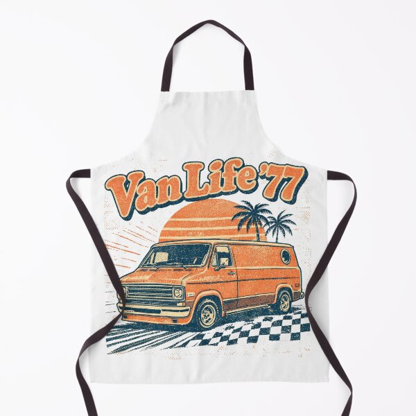 Item preview, Van Life ’77 – Retro Sunset Cruiser Van Graphic designed and sold by Automotive Art by Greg.