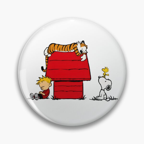 Item preview, Snoopy and Woodstock vs Calvin và Hobbes Funny Doghouse Art designed and sold by artizallart.