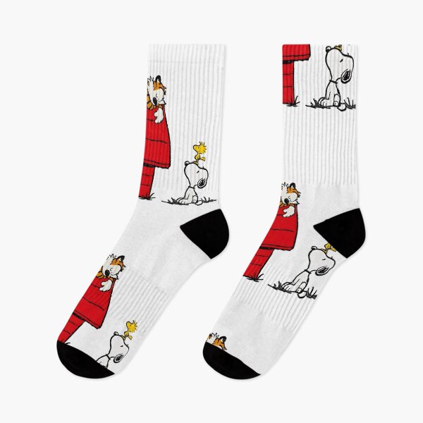 Item preview, Snoopy and Woodstock vs Calvin và Hobbes Funny Doghouse Art designed and sold by artizallart.