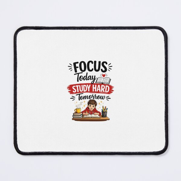 Item preview, Boy Study Motivation Sticker PNG | Focus Today Study Hard Tomorrow Success Will Follow | Student Transparent Design designed and sold by Ishratparween11.