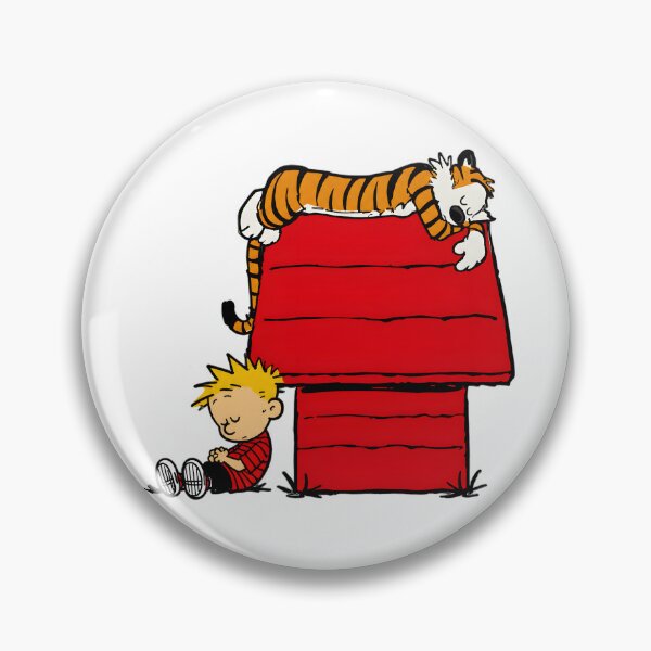 Item preview, Calvin và Hobbes Sleeping Doghouse Cartoon Art designed and sold by artizallart.