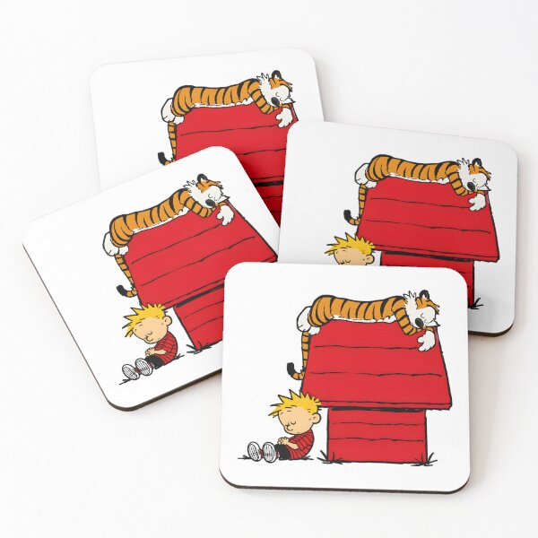 Item preview, Calvin và Hobbes Sleeping Doghouse Cartoon Art designed and sold by artizallart.