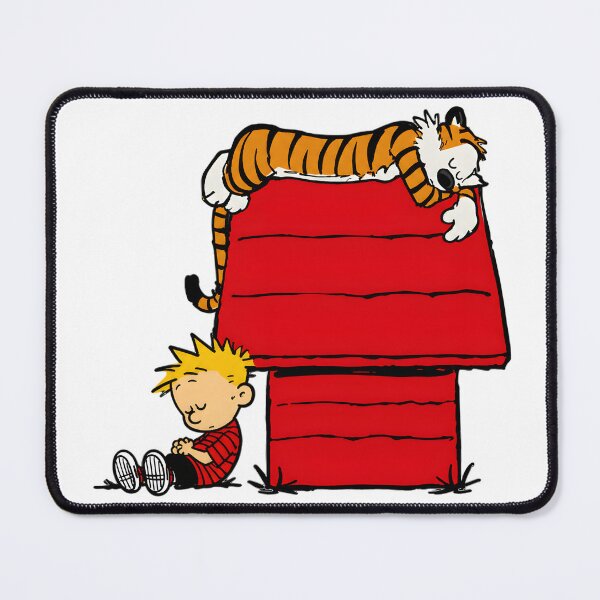Item preview, Calvin và Hobbes Sleeping Doghouse Cartoon Art designed and sold by artizallart.