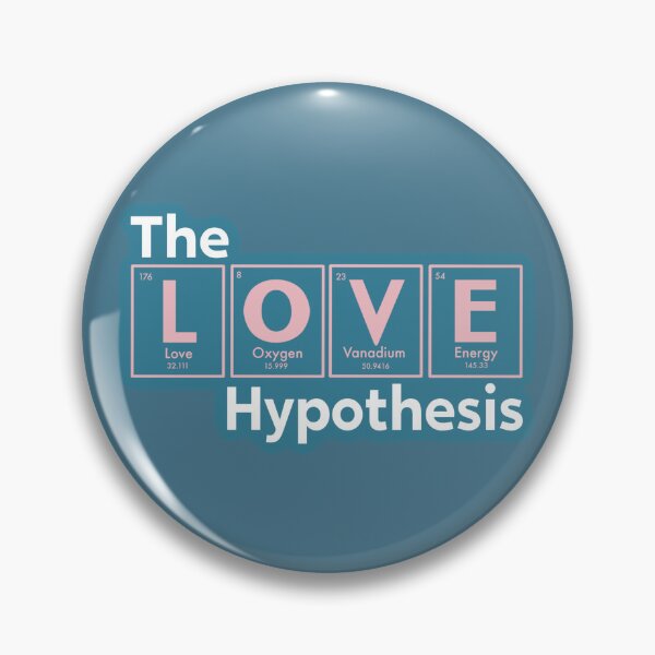 Item preview, "The Love Hypothesis" (Blue Background) designed and sold by jamierachelz.