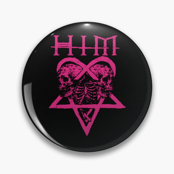 Item preview, Pink Skulls Heartagram Symbol designed and sold by BloodyUnicornIT.