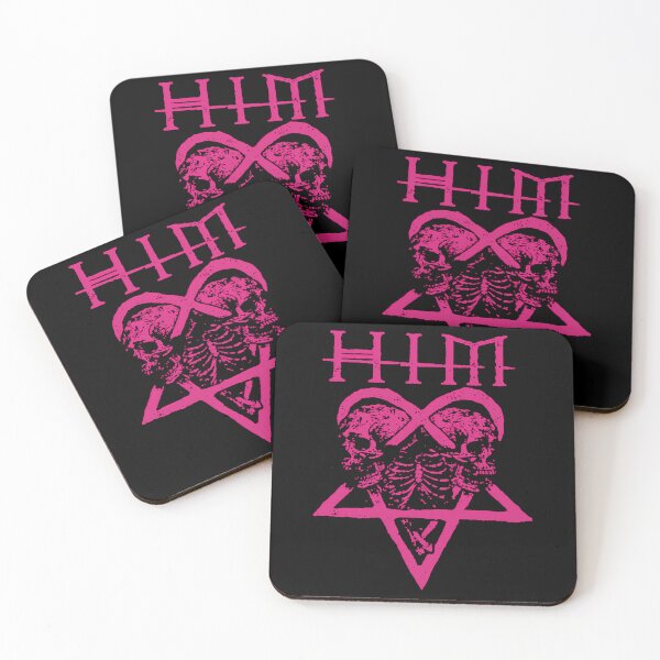 Item preview, Pink Skulls Heartagram Symbol designed and sold by BloodyUnicornIT.