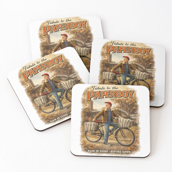 Item preview, Vintage Paperboy Tribute – Rain or Shine Before Dawn designed and sold by Past in Threads.
