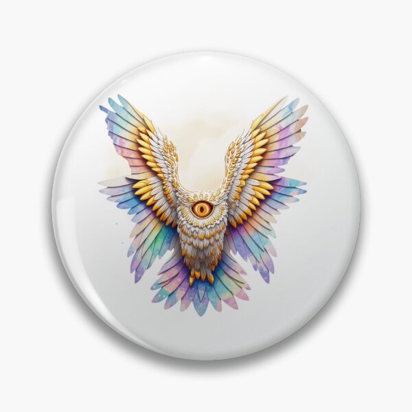Item preview, Vibrant Owl Watercolour  designed and sold by ArtemeliaDesign.
