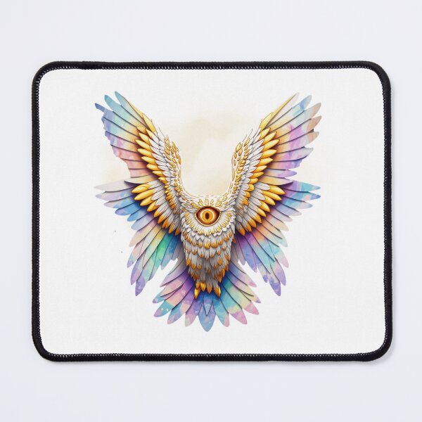 Item preview, Vibrant Owl Watercolour designed and sold by ArtemeliaDesign.