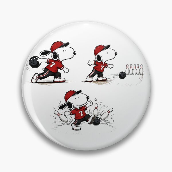 Item preview, Cute Snoopy Bowling Collection | Funny Beagle Bowling Fan Art designed and sold by artizallart.