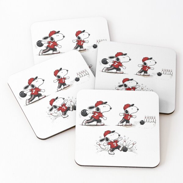 Item preview, Cute Snoopy Bowling Collection | Funny Beagle Bowling Fan Art designed and sold by artizallart.