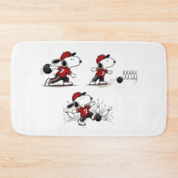 Item preview, Cute Snoopy Bowling Collection | Funny Beagle Bowling Fan Art designed and sold by artizallart.