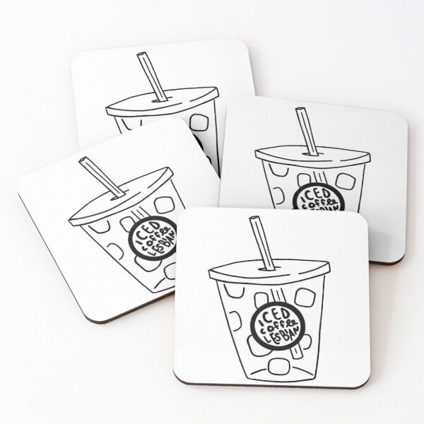 Item preview, Iced coffee lesbian doodle designed and sold by xoxoteagan-jean.