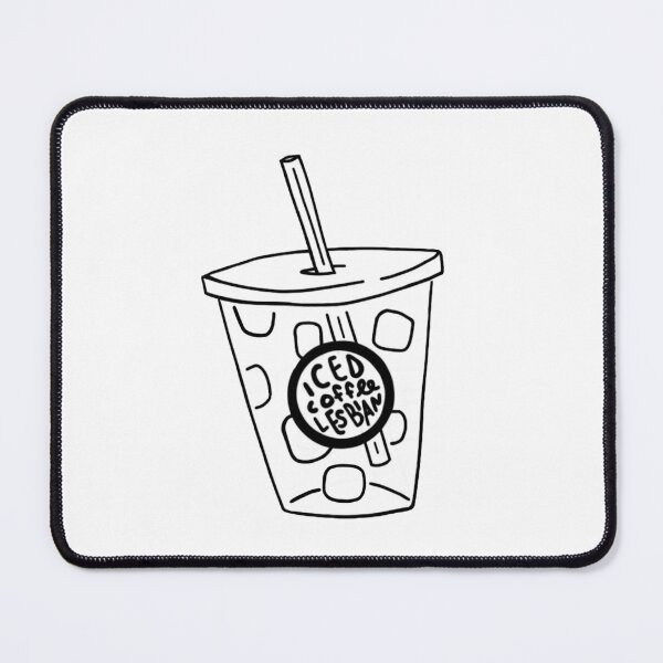 Item preview, Iced coffee lesbian doodle designed and sold by xoxoteagan-jean.