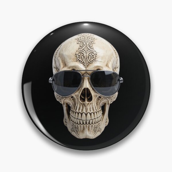 Item preview, Cool Skull with Sunglasses Gothic Skeleton Design designed and sold by SweetLilith.