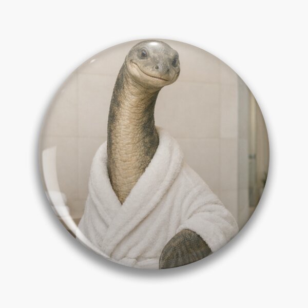 Item preview, Cozy Bathrobe Plesiosaurus designed and sold by Sillytoe.
