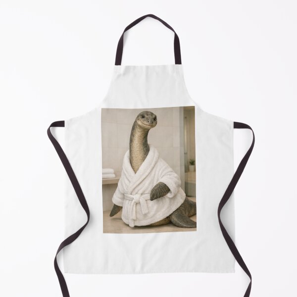 Item preview, Cozy Bathrobe Plesiosaurus designed and sold by Sillytoe.