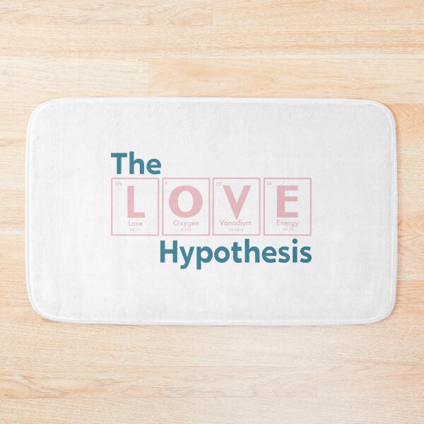 Item preview, "The Love Hypothesis" (White Background) designed and sold by jamierachelz.