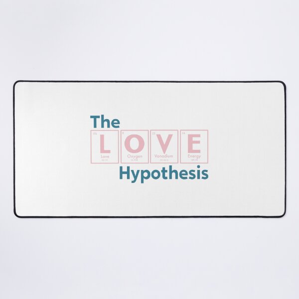 Item preview, "The Love Hypothesis" (White Background) designed and sold by jamierachelz.