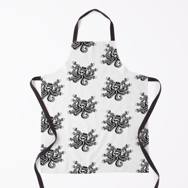 Item preview, Ska Octopus Playing Eight Trumpets | 2 Tone Rude Boy Illustration designed and sold by PIXEL POP DESIGNS - Beyond the Norm!.