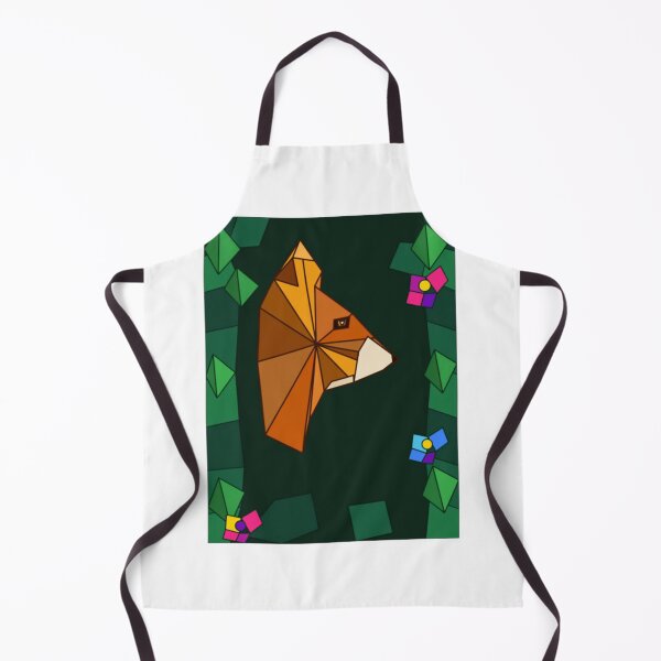 Item preview, Floral Stained Glass Fox Profile Portrait designed and sold by MandyCatelyn.