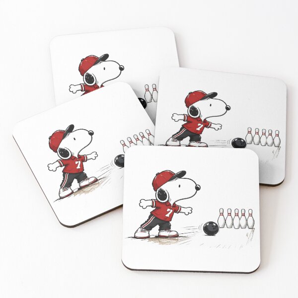 Item preview, Snoopy Rolling for a Strike | Cute Peanuts Fan Art designed and sold by artizallart.