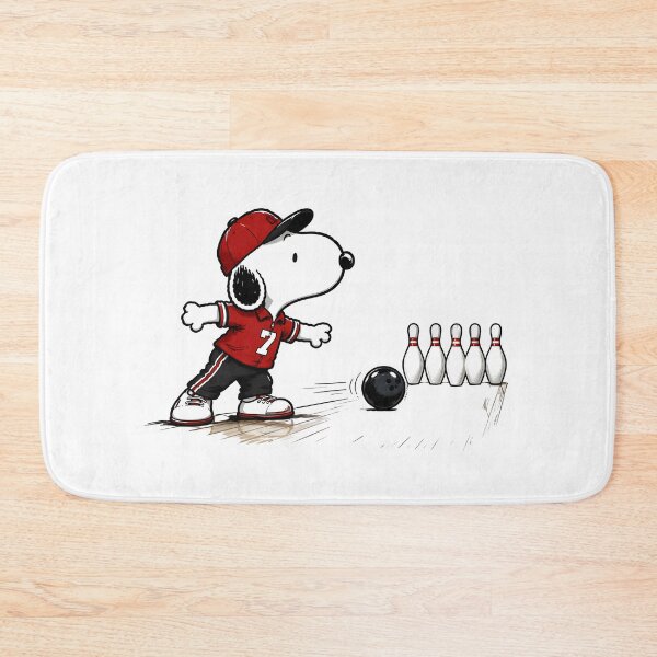 Item preview, Snoopy Rolling for a Strike | Cute Peanuts Fan Art designed and sold by artizallart.
