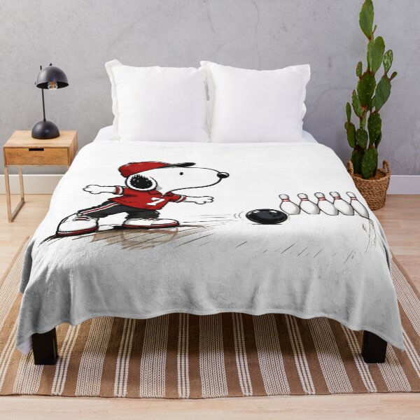 Item preview, Snoopy Rolling for a Strike | Cute Peanuts Fan Art designed and sold by artizallart.