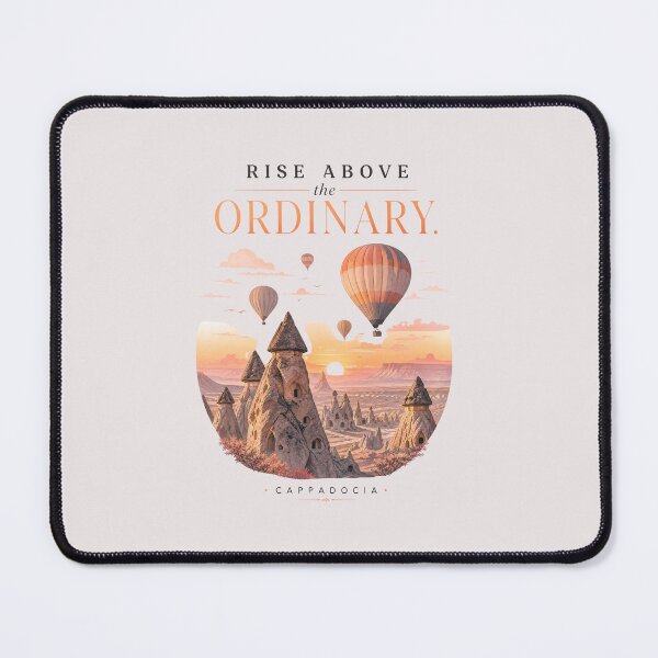 Item preview, Cappadocia Hot Air Balloons – Rise Above the Ordinary – Fairy Chimney Sunrise Art designed and sold by bobscraze.
