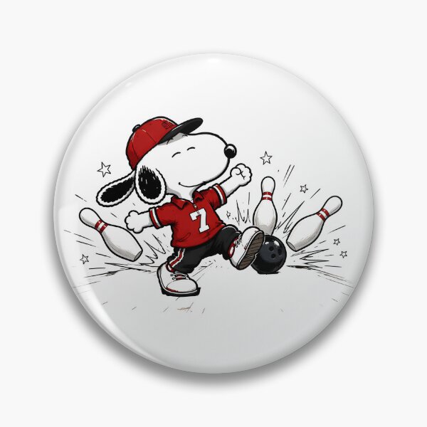 Item preview, Snoopy Perfect Strike | Beagle Sports Fan Art designed and sold by artizallart.