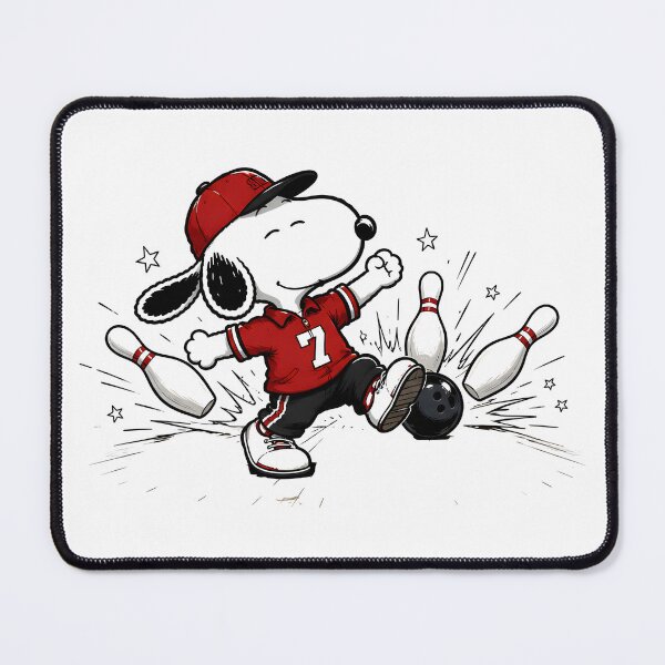 Item preview, Snoopy Perfect Strike | Beagle Sports Fan Art designed and sold by artizallart.