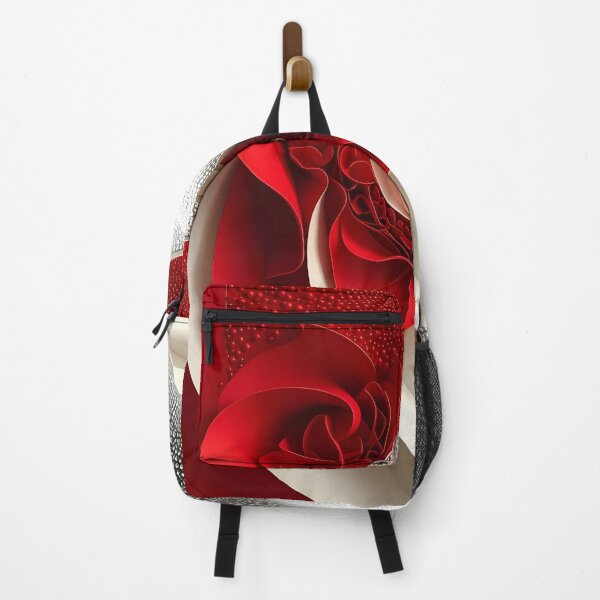 Item preview, Intricate Red and Silver Spiral Design designed and sold by Vicky Brago-Mitchell®.