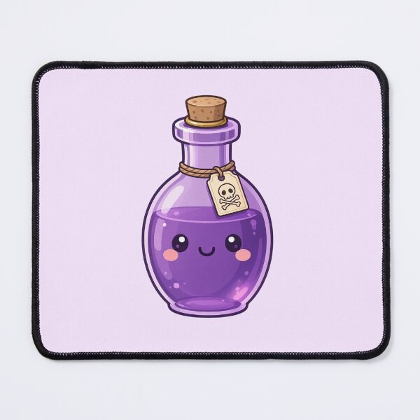 Item preview, Cute Kawaii Purple Potion Bottle Halloween Design designed and sold by SweetLilith.