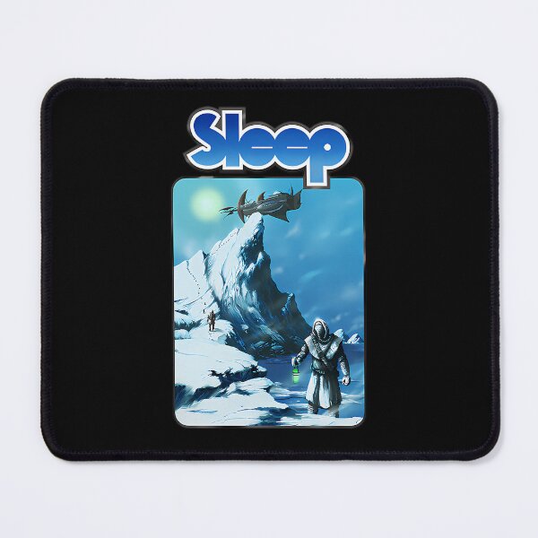 Item preview, Snowy Mountain Sci-Fi Traveler Poster designed and sold by Droodles.