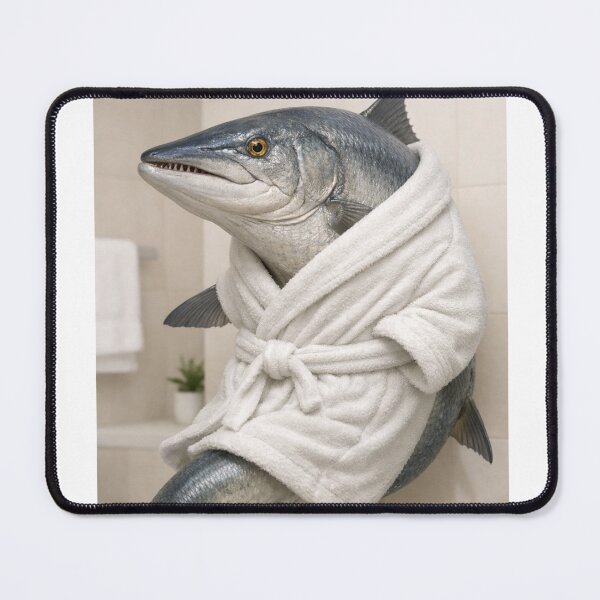 Item preview, Relaxing Bathrobe Xiphactinus designed and sold by Sillytoe.