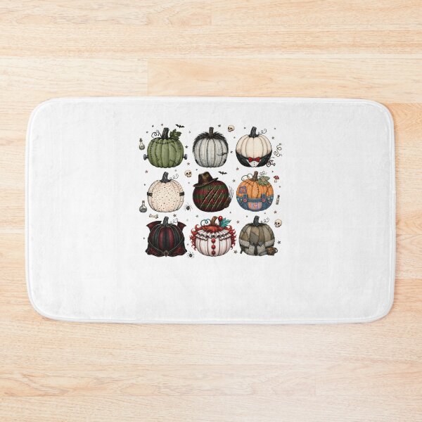 Item preview, Spooky Plaid Pumpkin Patch Halloween Watercolor Pumpkin Characters designed and sold by CocoLama.