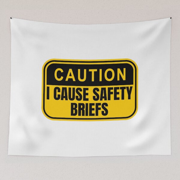 Item preview, Warning I Cause Safety Briefs designed and sold by Dondonmart.