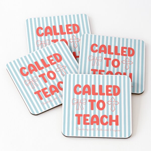 Item preview, Called to teach - Christian teacher - girly coquette teacher - faith-based educator designed and sold by PalleteCreation.
