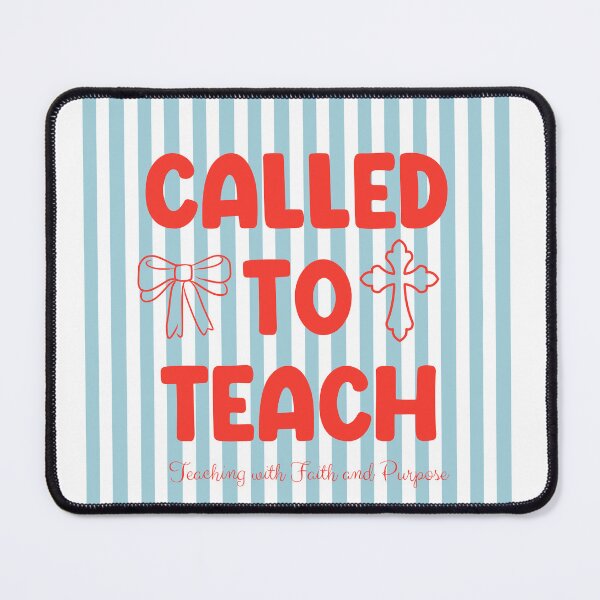 Item preview, Called to teach - Christian teacher - girly coquette teacher - faith-based educator designed and sold by PalleteCreation.