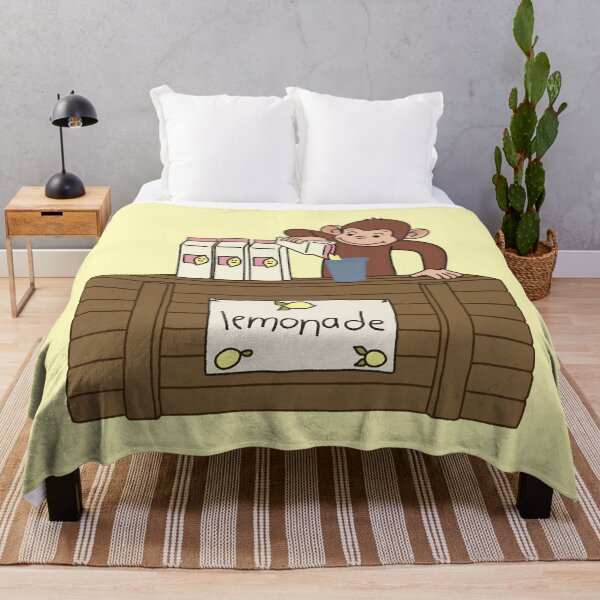 Item preview, Cute monkey selling lemonade – Adorable animals designed and sold by ZuriRetroPrints.