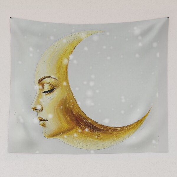 Item preview, Golden Crescent of Serenity designed and sold by LinxTheStrange.