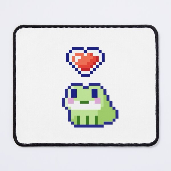 Item preview, Cute Pixel Frog with Floating Heart designed and sold by NieleJaneda.