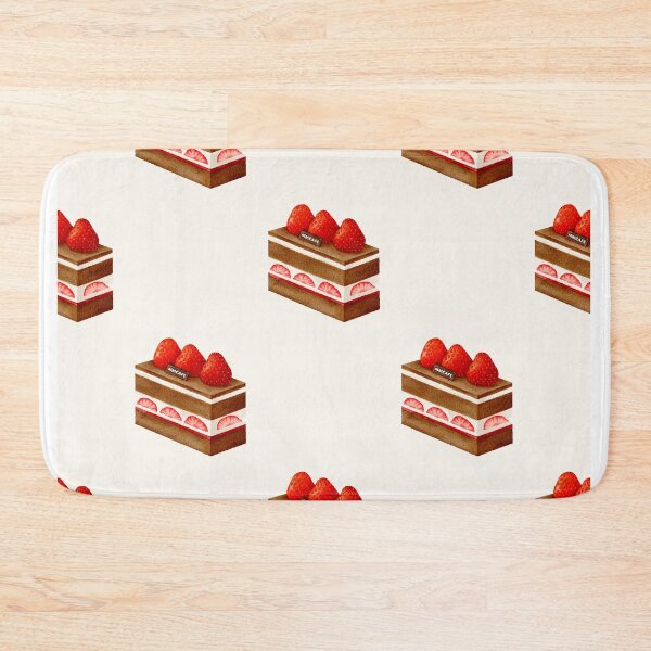 Item preview, Cute Strawberry Chocolate Cake Seamless Pattern designed and sold by mmkn.art.