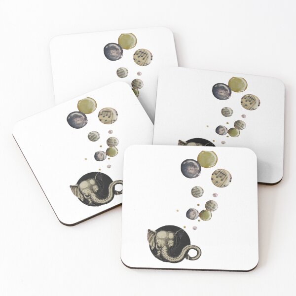 Item preview, Elephant Vintage Bubbles designed and sold by NieleJaneda.